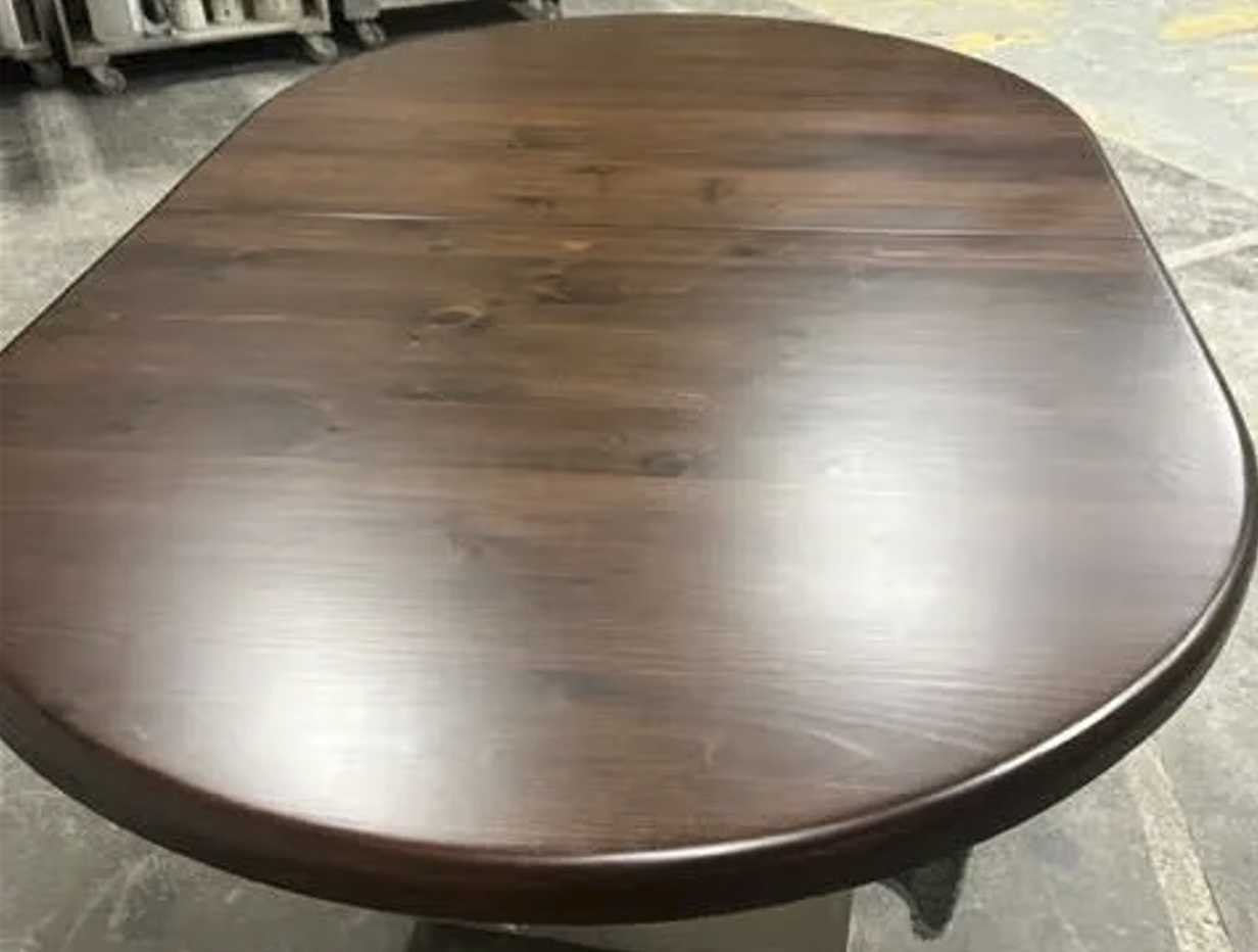 Refinished dining table and chairs